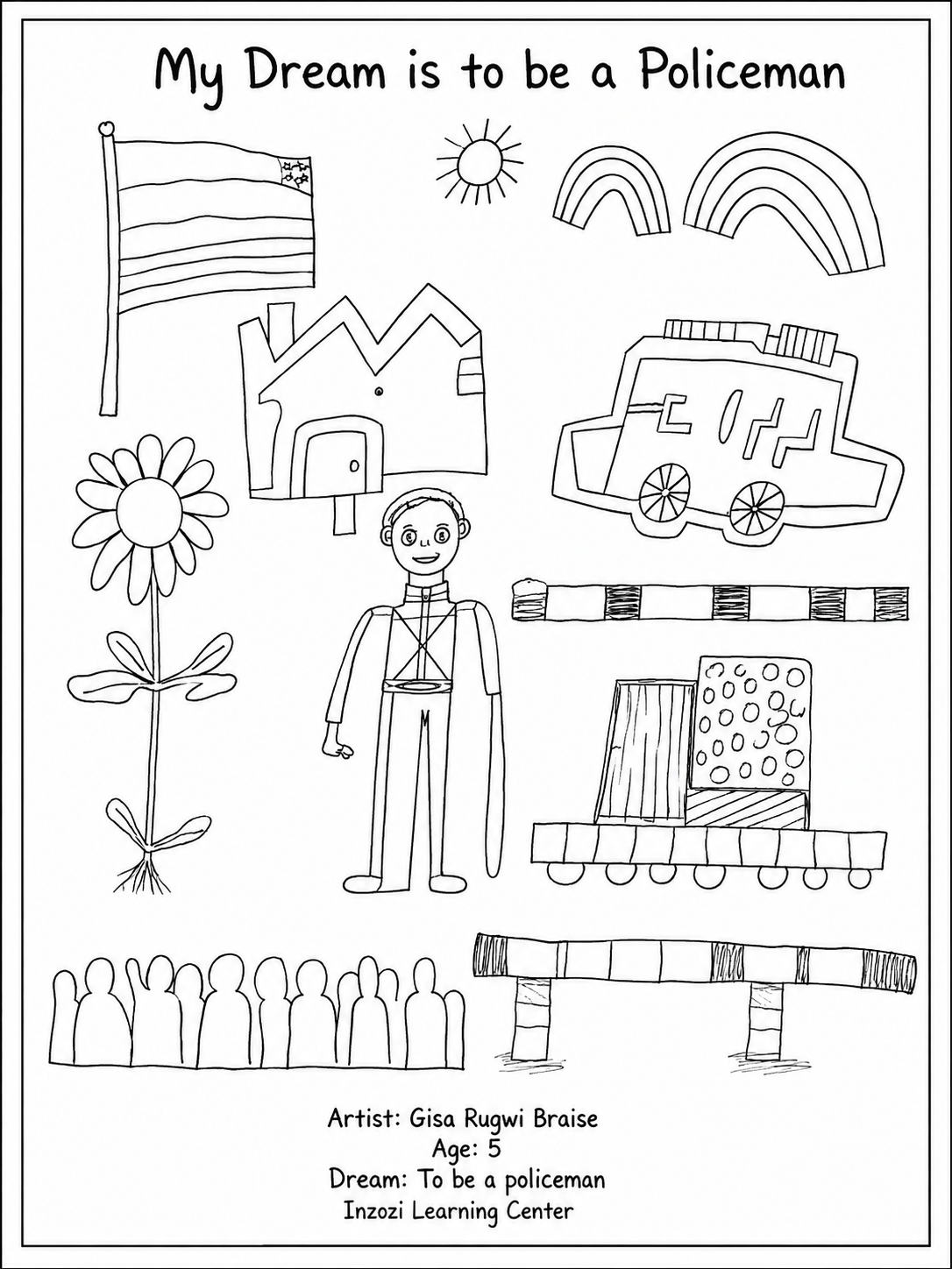 Coloring Page preview — Gisa Rugwi Braise